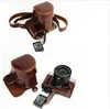 고급 PU 가죽 카메라 가방 FUJIFILM XT20 XT20 XT10 XT10 1650mm 1855mm 렌즈 카메라 케이스 가죽 Strap5263637