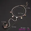 3 SZTUK Moda Kryształ Rhinestone Hand Wiązka Bransoletka Łańcuch Link Pierścionek Różowy Złoty Kolor Star i Romb Jewelry Set B0449