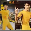 NUEVO JEET KUNE DO JUEGO DE COSTURO DE MUERTE BRUCE LEE Classic Yellow Kung Fu Uniforms Cosplay JKD9992412
