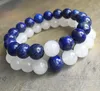 white jade bead bracelet