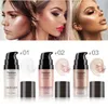 evidenziatore trucco di alta qualità stereo di faccia 3D illuminare Highlighter liquido riparazione liquidi 3 colori 12ml opzionale bagliore liquido