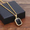 5 Colors Europe and America Hip Hop Jewelry Necklaces Mini Square Ruby Charm Cuban Link For Men Women Nice Gift258M