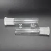 Adaptateur en verre Adaptateurs de receveur de récupération de fumée Deux tailles de joint femelle pour conduites d'eau en verre Bong