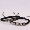 King Queen Bracciale Weave Bracciali regolabili Polsini Lettera Fashion Jewelry Will e Sandy Drop Ship