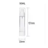 10pcs/lot Atomizer Refillable Pump Spray Bottles good quality clear Bottle AS Plastic Empty Fine Mist Spray Bottle, 1.76OZ