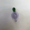 Neueste 22mm farbige Quarz Banger Bubble Carb Kappe für Terp Pearl Ball Quarz Thermal Banger Nails Dabber Glas Bongs Dab Oil Rigs