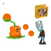 Figurines d'action Plants vs Zombies, jouets, poupées de tir dans une boîte cadeau