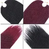 30 roots Senegalese Crochet Braid Hair Extensions Kanekalon Cabello sint￩tico Cabello Faux Locs Rayas de caja de rastas47887722