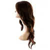 Full Lace Human Hair Wigs With Baby Hair Natural Wave Pre Plocked 150 Density 9a Brazilian 4 # Lace Front Human Hair Wigs