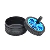 Newest Colorful Tire Shape Ashtray Car Portable High Quality Plastic Exquisite Color Unique Design Easy Clean Hot Sale Store Box