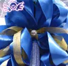 永遠の天使18花ブルーの花嫁の花束の結婚式ギフトクリスマスプレゼント