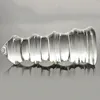 VAHPPY1 piece Extra Large Huge Head Glass Anal Plugs Gspot Crystal Anal Plug Bomb Plug Super Big Size Pyrex Glass Anal sex toys Y4927164
