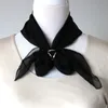 Ny kvadrat män kvinnor solid georgettesilk halsduk vanlig silke satin halsdukar sjal wrap neckerchiefs 8mm tjocka 70 * 70cm unisex # 4058