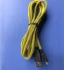 3 M 10ft Pleciona Ładowarka Kabel Ładowarka High Speed ​​USB 2.0 Przewód zasilający dla 2DS 3DS 3DSLL New 3DSLL 3DSXL DSI DHL FedEx EMS Bezpłatny statek