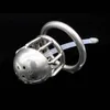 Stainless Steel Chastity Belt Penis Lock Male Device Cock Cage With Urethral Catheter Peniss Ring Sex Toys For Men