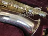 Nieuwe Jupiter JBS893 E Platte Merk Bariton Saxofoon Messing Verzilverd Lichaam Goudlak Toetsen Hoge Kwaliteit Instrumenten Met Canva3685630