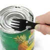 Pocket Multi Function Fork Spoon Knife Bottle Opener Hand Tool Stainless Steel Outdool Survival EDC Tableware