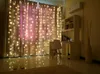 220v cortina de luz 3 3m led cordas festival de fadas el festa de casamento luzes natal backgroud 2227