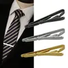 55 * 5mm Moda Mężczyźni Tie Clip Metal Srebrny Złoty Prosty Nectie Krawat Bar Zapięcie Klip Pin Dla Mężczyzn Garnitury Formalne Wedding Nectie Pin