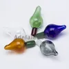 Colored Banger Bubble Carb Cap OD 22mm Terp Pearl Quartz Thermal Banger Nails 19.5mm Enail Dabber Glass Bongs Dab Oil Rigs 752
