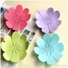 New Creative Multi Color 3D Mini Flower Shape Soaps Holder Silicone Soap Dish Non Slip Home Bathroom Articles Hot Sale 2 3zb aakk