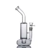 KLEIN Recycler DAB Установки стеклянные водяные бонги дымовые аксессуары аксессуары Waterpipe уникальные бонг кальяны Shisha Chicha с чашами 18 мм