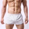 Heren Ondergoed Boxers Broad Shorts Katoen Sexy Man Cueca Printed Dot Mannelijke slipje Home Ademende onderbroek