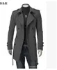 Val-2016 winter charme mannen vintage trenchcoat elegante man winddichte jas zwart, khaki m-4XL klassieke ontwerp mannen trenchcoat1