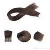 Tape in Human Hair Extension Sliky rechte PU Skin inslag Moulti kleur