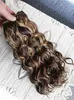 Brasiliansk mänsklig Virgin Remy Hair Blonde27 # Mix Medium Brown 4 # Hårväv Människans hårförlängningar Dubbeldragen Full Head