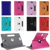 Universal 360 degree rotationg tablet pu leather case stand back cover for 7-9 inch fold flip case with build in buckle