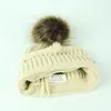 8 Renkler Kadın Kış Örme Beanie Faux Kürk Kap Pom Balo Tığ Şapka Örme Şapka Skully Sıcak Kayak Trendy Yumuşak Kalın Caps Ljja823