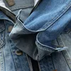 Jaqueta dos meninos Primavera e outono Versão coreana Jaqueta jeans Big Kids Casual Capeled Jacket Baby Toddler Coat Tide 3-7 anos