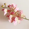 Real Touch Orchid Flower Fake Pink Cymbidium PU 3D PLant Orchids Phalaenopsis Orchids for Artificial Decorative Flowers1422800