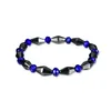 Cone Shape Magnetic Hematite Beaded Strands Armband Stenpärlor Sträng Armband Bangle Cuff Power Healthy Fashion Smycken