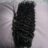 100g vague profonde boucle Micro anneau cheveux 100 humains Micro perles liens fait à la Machine Remy Extension de cheveux 5320351