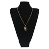 Uomini Nuovo acciaio inossidabile Scorpione Pendants Collane Gold Color Animal Necklace Fashion Hip Hop Jewelry196r