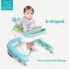 Hot Selling Folding Baby Walkers with Music and Toy Tray, Anti-rollover Baby Rocking Horse, Multi-function Baby Car
