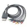 HD TV Component Composite Audio Video AV Cable Wire 6 Feet Cord Lead For XBOX 360 DHL FEDEX EMS FREE SHIPPING