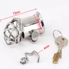 Nuovo arrivo PA Lock Maschio Chastity Cage Dispositivo di castità in acciaio inossidabile Giocattoli del sesso per uomini Bondage Cintura di castità