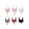 Nieuwe multistyle Tassel Baby Bandana Bib 31*22 cm Infant Toddler Cotton Lunch Feed Bib Bib Bib Doeken Babyaccessoires