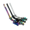 PQY RACING - Universal Hydraulic Horizontal Rally Drifting E-brake Lever HandBrake SILVER BLACK NEO CHROME PQY3633