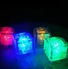 LED Party Lights Zmiana kolorów LED Kostki lodu Świecące Kostki lodu Miga Miga Flashing Novelty Party Dostawa 150 sztuk