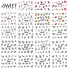 48Sheets Chinese Style Flower Nail Sticker Water Transfer Nail Art Decals Beauty Wraps Temporary Taoos Manicure Tools A241-288