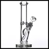 Hookahs 12 "Super zware glazen bongs 9 mm dikte waterleidingen kopers recht 18 mm gewricht