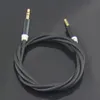 Câble d'extension AUX tressé en nylon 0,9 m Fil audio de voiture Auxiliaire Stéréo 3,5 mm Métal Jack Port Cordon mâle pour haut-parleur d'ordinateur Smartphone
