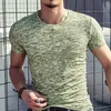 Vente chaude 2018 New Summer Camouflage T Shirts Hommes Casual T-shirt À Manches Courtes Hommes Tops Stretch Tee Chemise Homme Camisetas 3XL