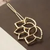 10pcs kadın moda saç aksesuar lotus retro stil saç tokası saç klipleri başlık çiçek saç aksesuarları Noel hediyesi weddin7021705