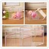 Square Box Clear Plastic Storage for DIY Tool Nail Art Jewelry Accessory beads stones Crafts case container F20173535