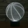 Basket-ball 3D Illusion veilleuse 7 couleurs Chang lampe de Table beau cadeau décor à la maison acrylique luminaires 3D LED Lumin # R87